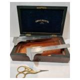 Slide calipers vintage scissors