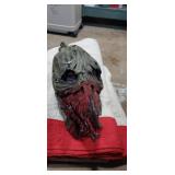 Creepy Halloween bird mask and skeleton mask with