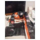 Beautiful Real Leather Nascar Jacket Size XL#20