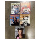 5 1986 Rolling Stone magazines