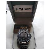 Armitron water resistant steel watch