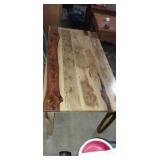 Wooden coffee table 46x24x18"