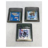 3 Game Boy color games, road champs, xtreme