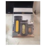 TaHari Home Set Of 3 Stainless Steel Glass