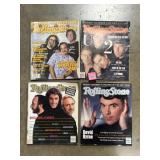 4 1987-89 Rolling Stone magazines