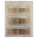 3 Covergirl Clean Color eyeshadow Beige tones