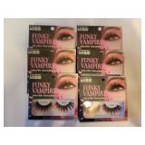 6 pkgs Kiss funky vampire eyelashes