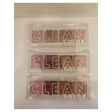 3 Covergirl Clean Color eyeshadow Mauves