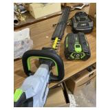 EGO 56 V cordless hedge trimmer with battery and