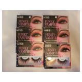 6 pkgs Kiss funky vampire eyelashes