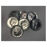 7 2024  uncirculated Kennedy half dollars