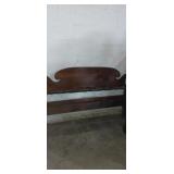 Full size Wooden Head and foot boards (no rails)