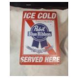 Pabst Blue Ribbon Metal Sign