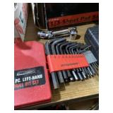 Mixed lot of two Allen wrench sets left-hand