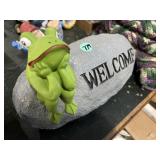 Resin Frog garden ornament 12-in