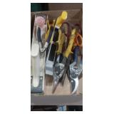 Tin snips , cutters,  and rasp