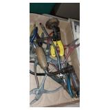 Pliers, wire cutters, bit brace and more