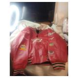 NICE Real Leather Nascar JacketBudWiserNascar