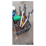 Bug killer , bolt cutters , adjustable wrenches,