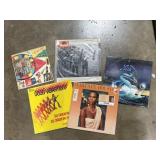 5 vinyl record LPs Whitney Houston, Asia, and one