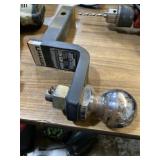 1 1/4 inch draw bar hitch with 2 inch ball