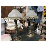 Pair of Art Deco style table lamps