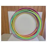 9 Hula hoops