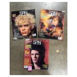 3 1986 SPIN magazines