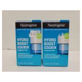2 Neutrogena hydro boost water gels 0.5oz