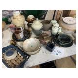 All kinds of different pottery pieces &
