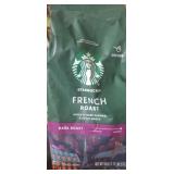18oz bag of Starbucks French roast ground coffee