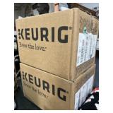 2 New Glass Keurig replacement carafes