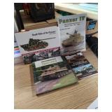 Lot of four German WW II tank books.