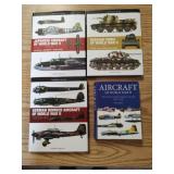 Lot of four WW II military tank and aircraft