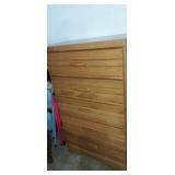 Carolina furniture works Oak 5 drawer dresser