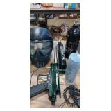 Paintball mask, & Triad paintball gun with