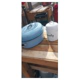 Enamel roaster pot , and laundry pod holder