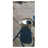 Galvanized watering can