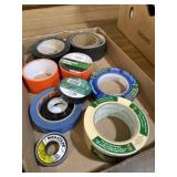 Flat of different kinds of tape