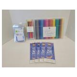 20 Harry Potter bookmarks, markers, pens, blank