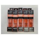 5 elf glow reviver apricot lip oils coral