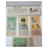 Fro-Joy ice cream 1928 baseball cards