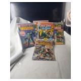 5 Very Old Comic Books3 are Dr.Doom And Kazar,1