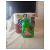 Laundry Soap And Scott Paper Towel Package