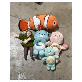 Plush Care Bears, Nemo, hunchback of Notre Dame