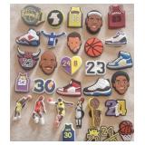 Dealers welcome!!! 30pc set of NBA croc charms