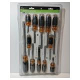 Pittsburgh 12 pc cushion grip screwdriver set
