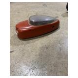 1950s red plastic Timely Turnabout wind-up and