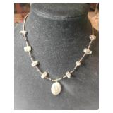 Multi-color beaded necklace