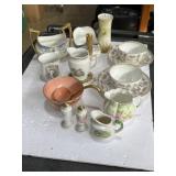 various marked porcelain tea ware items Germany,